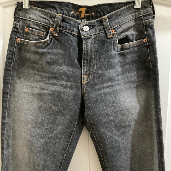 7 For All Mankind dark gray denim - Picture 4 of 6